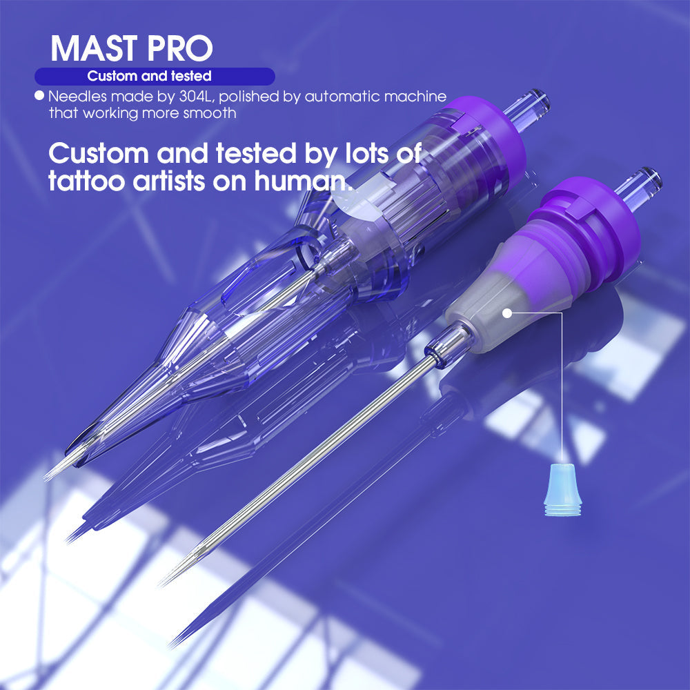 Dragonhawk Mast Pro Tattoo Needle Cartridges — Box of 20