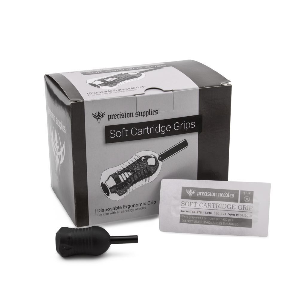 Precision Contoured Soft Cartridge Grips - Box of 20 Disposable 1.25" Grips