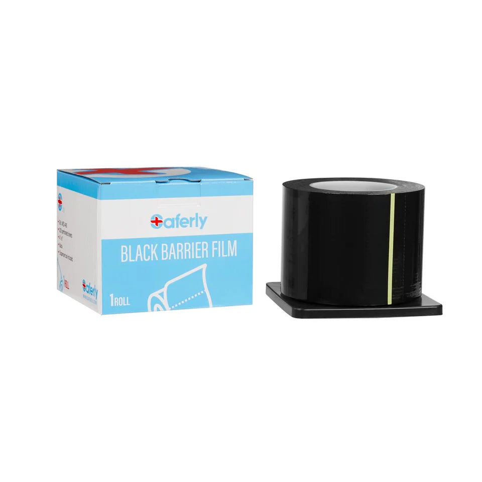 Saferly Medical Barrier Film in Dispenser Box 4” x 6” — Price Per Roll